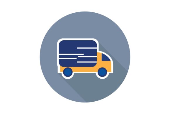 Exploring the Versatility of Flat Icon - Travelling Truck